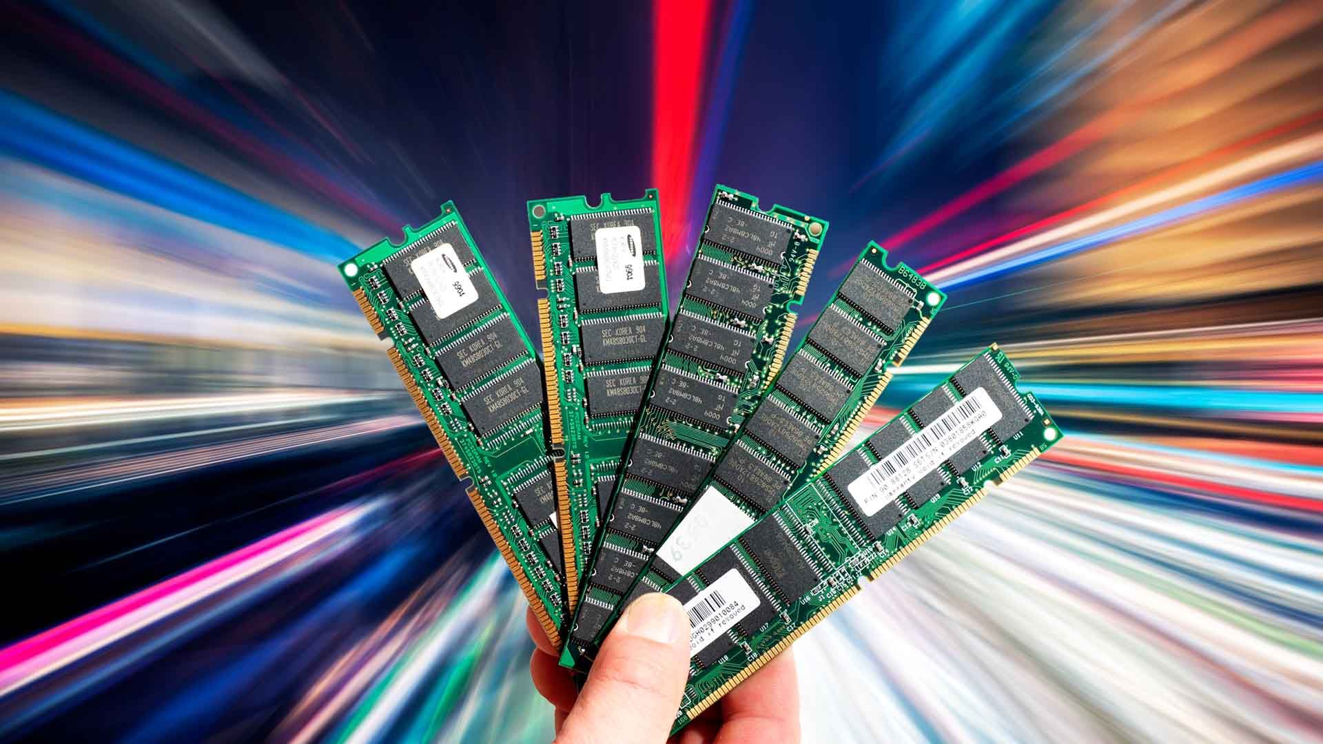 Multiple ram memories