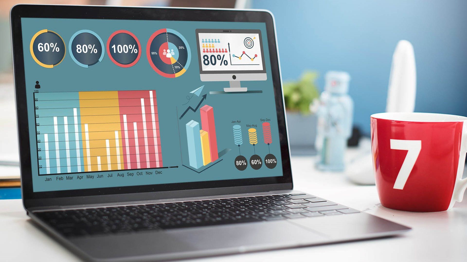 Dashboard with charts