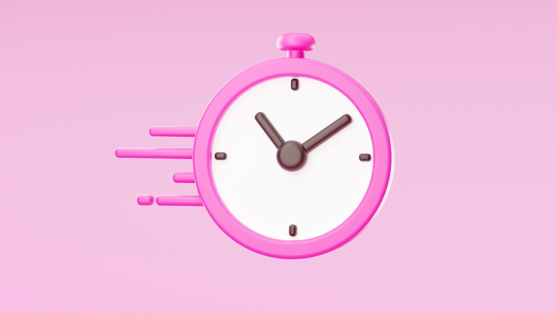 Animated clock